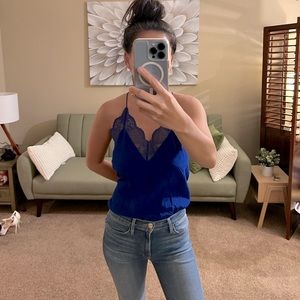 GORGEOUS, Zadig & Voltaire royal blue tank NWT!